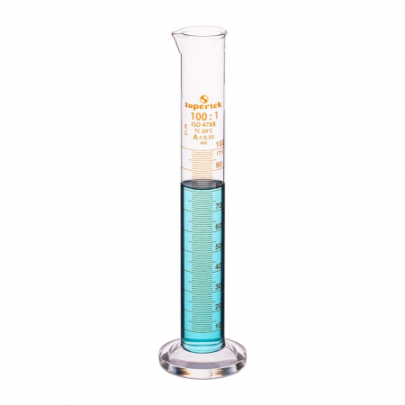 ЦИЛИНДР МЕРНЫЙ 5МЛ, КЛАСС A, BORO 3.3 (2ШТ/УП), 11.502.0005, SUPERTEK