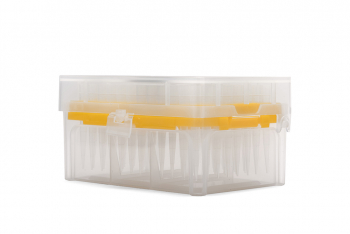 НАКОНЕЧНИКИ ОДНОРАЗОВЫЕ СТЕРИЛЬНЫЕ ДЛЯ МИКРОПИПЕТОЧНЫХ ДОЗАТОРОВ, С ФИЛЬТРОМ, В ШТАТИВЕ ОБЪЕМОМ 200 МКЛ, ГРАДУИРОВАННЫЕ (96 ШТ./УП.)