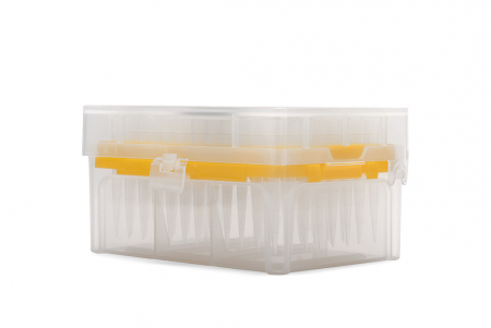 НАКОНЕЧНИКИ ОДНОРАЗОВЫЕ СТЕРИЛЬНЫЕ ДЛЯ МИКРОПИПЕТОЧНЫХ ДОЗАТОРОВ, С ФИЛЬТРОМ, В ШТАТИВЕ ОБЪЕМОМ 200 МКЛ, ГРАДУИРОВАННЫЕ (96 ШТ./УП.)