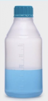 БУТЫЛКА ISO С ВИНТОВОЙ КРЫШКОЙ, ПП, СРЕДНЕЕ ГОРЛО, СВЕТЛАЯ - 500МЛ