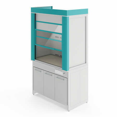 МЕТАЛЛИЧЕСКИЙ ВЫТЯЖНОЙ ШКАФ БЕЗ САНТЕХНИКИ ТЕОЛАБ ШВМ-1200 МОН-КОМФОРТ