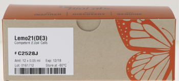 КОМПЕТЕНТНЫЕ КЛЕТКИ LEMO21(DE3) E.COLI (12 РЕАКЦИЙ), АРТ. C2528 J, NEW ENGLAND BIOLABS
