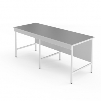 ЛАБОРАТОРНЫЙ СТОЛ СО СТОЛЕШНИЦЕЙ ИЗ ХИМСТОЙКОГО ПЛАСТИКА НВ-1800 ЛСПН