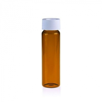 ВИАЛЫ EPA/TOC 24-400, 40ML 27.5X95MM AMBER, OPEN TOP PP SCREW PTFE/SILIC, 72ШТ/УП, C0000335 ALWSCI