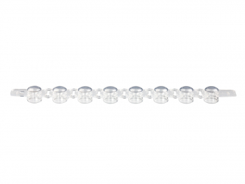 КРЫШКИ К ПРОБИРКАМ В СТРИПАХ ПО 8 ШТУК, ВЫПУКЛАЯ КРЫШКА AXYGEN PCR-02CP-C 1000 ШТ/УП