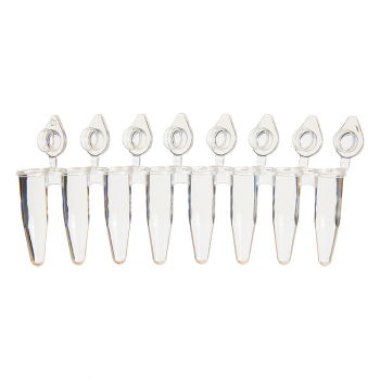 ПРОБИРКИ 0,2 МЛ ДЛЯ ПЦР В СТРИПАХ ПО 8 ШТУК, С КРЫШКАМИ, СТЕРИЛЬНЫЕ, 125 СТРИПОВ/УПАК, АРТ. NLD170-200T-S, HANGZHOU ROLLMED CO