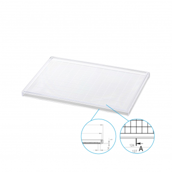 КРЫШКА ДЛЯ МИКРОПЛАНШЕТА ПС (С РАЗМЕТКОЙ ЛУНОК) (1000 ШТУК УПАКОВКА)