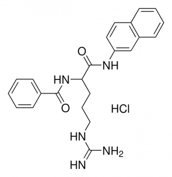 N-L-БЕНЗОИЛ-DL-АРГИНИН-БЕТА-НАФТИЛАМИД ГИДРОХЛОРИД (1Г) / (N-L-BENZOYL -DL-ARGININE-BETA-NAPHTHALAMIDE HYDROCHLORIDE)