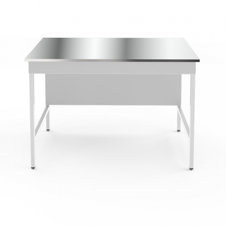 ЛАБОРАТОРНЫЙ СТОЛ СО СТОЛЕШНИЦЕЙ ИЗ НЕРЖАВЕЮЩЕЙ СТАЛИ НВ-1200 ЛНН