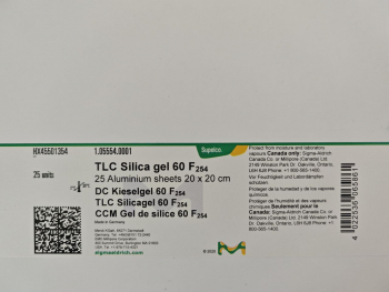 TLC SILICA GEL 60 F254 25 ALUMINIUM SHEETS 20*20