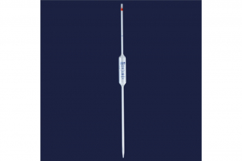 ПИПЕТКА 3 МЛ - СТЕКЛО - ОБЪЕМНЫЙ - КЛАСС АS - СООТВЕТСТВИЕ СЕРТИФИКАТА. - ГОЛУБАЯ ШКАЛА,10 ШТ/УП