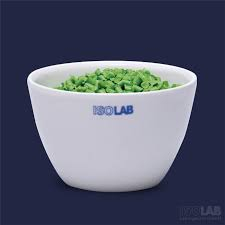 ТИГЕЛЬ, НИЗКАЯ ФОРМА, O 45 Х 29 ММ, ФАРФОР, ISOLAB, АРТ. 038.14.L45