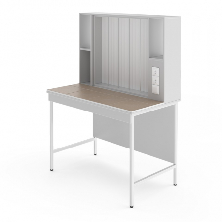 СТОЛ ДЛЯ ТИТРОВАНИЯ СО СТОЛЕШНИЦЕЙ ИЗ КЕРАМОГРАНИТНОЙ ПЛИТКИ НВ-1200 ТК