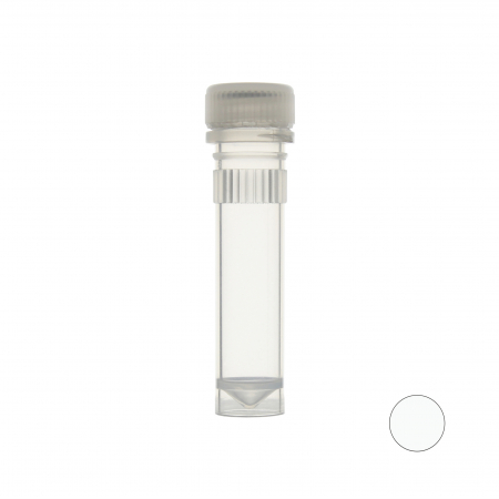 ПРОБИРКА ВИНТОВАЯ 2 МЛ С ЮБКОЙ, C НАТУРАЛЬНОЙ КРЫШКОЙ (1000 ШТ.УП.) СТЕРИЛЬНАЯ