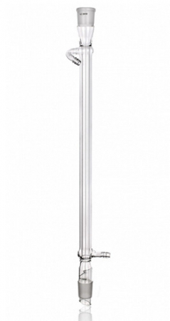 ПРЯМОЙ ХОЛОДИЛЬНИК ЛИБИХА, ПП ОТВОДЫ - 300 ММ