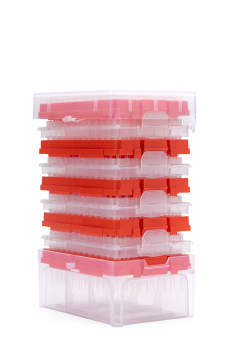 НАКОНЕЧНИКИ ОДНОРАЗОВЫЕ СТЕРИЛЬНЫЕ ДЛЯ МИКРОПИПЕТОЧНЫХ ДОЗАТОРОВ, MAXIPENSE (С ПОНИЖЕННОЙ АДГЕЗИЕЙ), В СМЕННЫХ БЛОКАХ ОБЪЕМОМ 10XL/20 МКЛ, ГРАДУИРОВАННЫЕ, УДЛИНЕННЫЕ (96 ШТ./УП.)