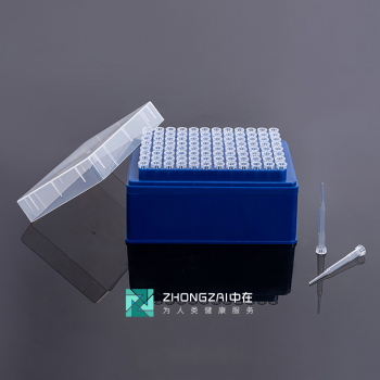 НАКОНЕЧНИКИ НА 250 МКЛ, СТЕРИЛЬНЫЕ, В ШТАТИВЕ, ДЛЯ СТАНЦИЙ AGILENT, 96 ШТ/ШТАТИВ, АРТ. PA0250-H-ST, ZHEJIANG ZHONG ZAI MEDICAL TECHNOLOGY CO